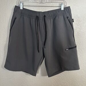 Legends Discovery Luka Shorts Mens L Gray 9" Athletic Gym Running Unlined